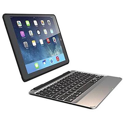 ZAGG ID7ZF2-BBF toetsenbord voor mobiele apparaten, zilver AZERTY Bluetooth - toetsenborden voor mobiele apparaten (zilver, Apple, iPad Pro 12,9 inch, AZERTY, iOS, batterij/accu)