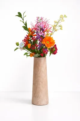 Zijden boeket - Vibrant Coral