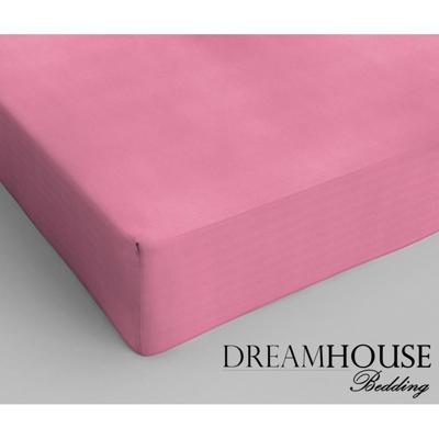 Dreamhouse Katoenen Hoeslaken Roze 180 x 200 cm