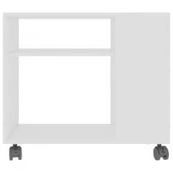 Bijzettafel 70x35x55 cm spaanplaat wit Bijzettafel 70x35x55 cm spaanplaat wit