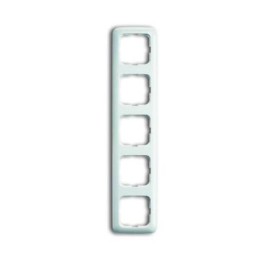 Busch-Jaeger afdekraam 5-voudig wit 2515 214