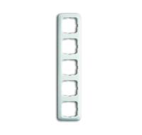 Busch-Jaeger afdekraam 5-voudig wit 2515 214 - thumbnail