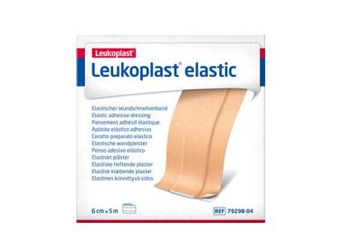 Leukoplast elastische pleister, 6 cm x 5 m