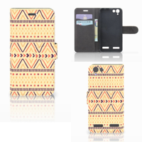 Lenovo Vibe K5 Telefoon Hoesje Aztec Yellow - thumbnail