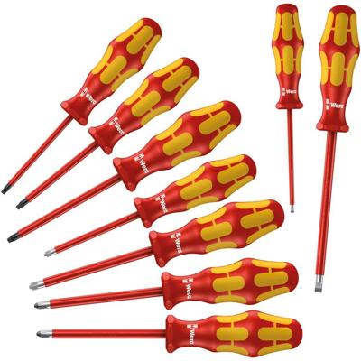 Wera 160 i/162 i/167 i/9 Schroevendraaierset Kraftform Plus Serie 100, 9-delig