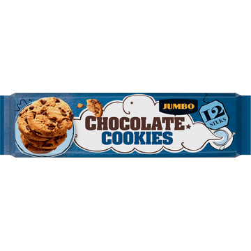 Jumbo Chocolate Cookies met Stukjes Pure Chocolade 225 g