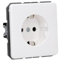 Jung CD1520KIWW Wandcontactdoos met randaarde Inzetstuk 1-voudig Alpine-wit 1 stuk(s) - thumbnail