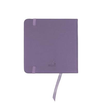 Kangaro Schetsboek - Heather Purple - Hardcover - 80 vellen - 140g - Roomwit Papier met Elastiek en Lint