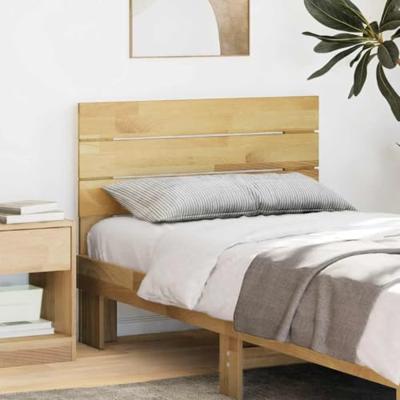 Hoofdbord 80 cm massief hout eiken - thumbnail