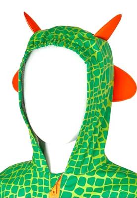 Playshoes regenjas Dino Groen Maat