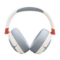 JBL Junior 470NC, Kindvriendelijke Draadloze On-Ear Bluetooth Hoofdtelefoon met Ingebouwde Microfoon, 50 uur afspeeltijd, JBL Safe Sound, Laag Volume, Gemakkelijke Bediening en Stickerset, in Wit - thumbnail
