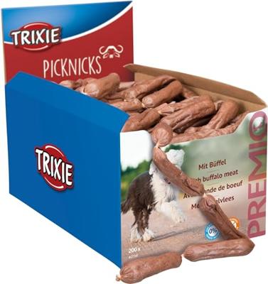 TRIXIE PREMIO PICKNICKS WORSTKETTING BUFFELVLEES 8 CM 8 GR 200 ST TRIXIE PREMIO PICKNICKS WORSTKETTING BUFFELVLEES 8 CM 8 GR 200 ST