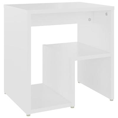 VidaXL Nachtkastje 40x30x40 cm bewerkt hout wit