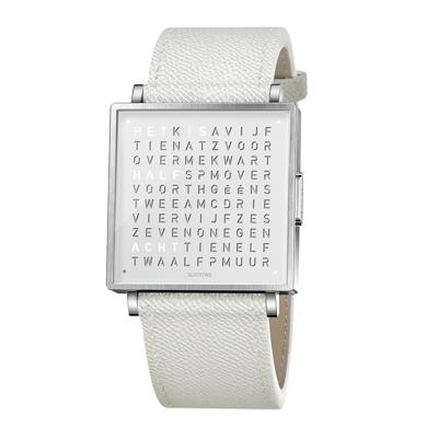 Biegert & Funk Qlocktwo Watch Pure White 35 - NL Biegert & Funk Qlocktwo Watch Pure White 35 - NL