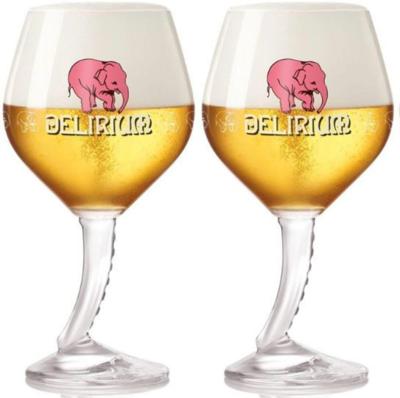 Delirium Bierglazen op Voet - 330 ml - 2 stuks