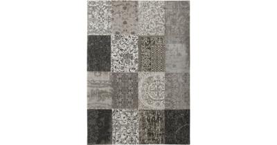 Louis de Poortere - 8101 Vintage Patchwork Black & White - 280x360 cm Vloerkleed