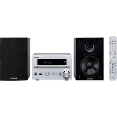 YAMAHA - Microketting, Mcr-B270D, frontplaat, aluminium, Bluetooth, tuner DAB+, FM, zilver