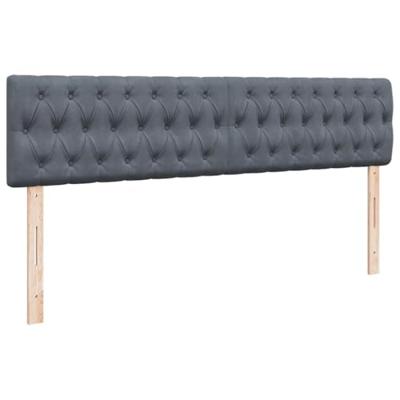 Ottoman bed met matrassen en LED's 200x200cm fluweel