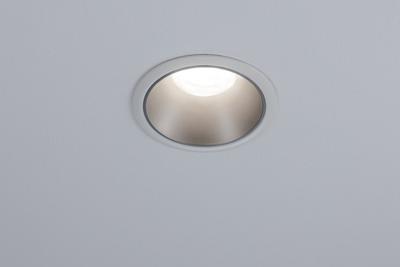 Paulmann 93398 LED-inbouwlamp LED GU10 10 W Wit (mat), Zilver Paulmann 93398 LED-inbouwlamp LED GU10 10 W Wit (mat), Zilver