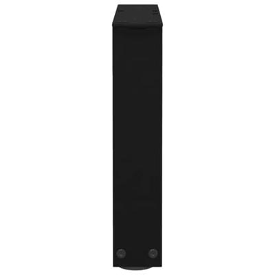 Eettafelpoten 2 st V-vormig 30x(30-31,3) cm staal zwart