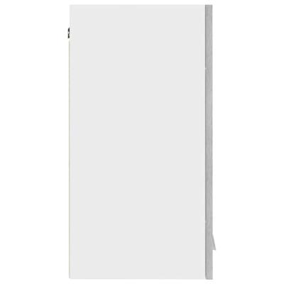 Wandkast hangend 60x31x60 cm bewerkt hout grijs sonoma eiken