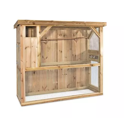 Voldux Voliere R1 - Links 145 x 70 x 190 cm Voldux Bruin