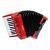 Roland FR-1X RD V-Accordion pianoklavier rood Roland FR-1X RD V-Accordion pianoklavier rood