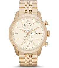 Horlogeband Fossil FS4856 Roestvrij staal (RVS) Doublé 24mm Horlogeband Fossil FS4856 Roestvrij staal (RVS) Doublé 24mm