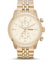 Horlogeband Fossil FS4856 Roestvrij staal (RVS) Doublé 24mm - thumbnail