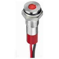 APEM Q6F3CXXR24E LED-signaallamp Rood FLUSH 10 mcd - thumbnail