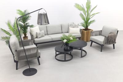 VDG Durban|Rhodos stoel-bank loungeset - 5-delig