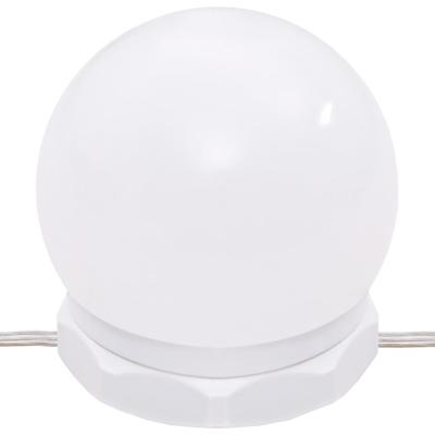 Kaptafelset met LED-verlichting bewerkt hout bruin eikenkleur - thumbnail