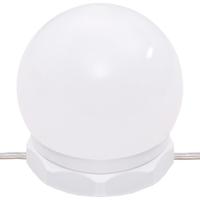 Kaptafelset met LED-verlichting bewerkt hout bruin eikenkleur - thumbnail