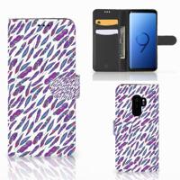 Samsung Galaxy S9 Plus Telefoon Hoesje Feathers Color - thumbnail