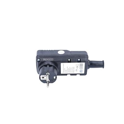 AS Schwabe 38604 Stroom Verlengkabel Zwart, Blauw 4.50 m H07RN-F 3G 1,5 mm² Met aardlekschakelaar