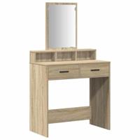 Kaptafel met lade Sonoma Eiken 79 x 41 x 140 cm Bewerkt hout - thumbnail