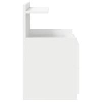 Nachtkastjes 2 st met 2 lades 40x36,5x62 cm wit - thumbnail