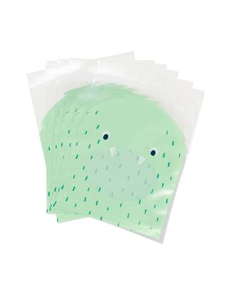 HEMA Uitdeelzakjes 26x16.5cm plastic monster - 8 stuks