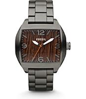 Horlogeband Fossil JR1361 Roestvrij staal (RVS) Antracietgrijs 22mm - thumbnail