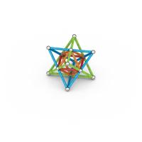 Magnetische bouwset - GEOMAG - Supercolor - 93 stukjes - Magnetisch - Vanaf 3 jaar - thumbnail