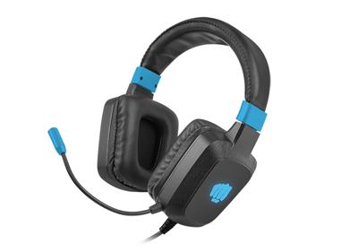 FURY NFU-1584 hoofdtelefoon/headset Bedraad Hoofdband Gamen Zwart, Blauw