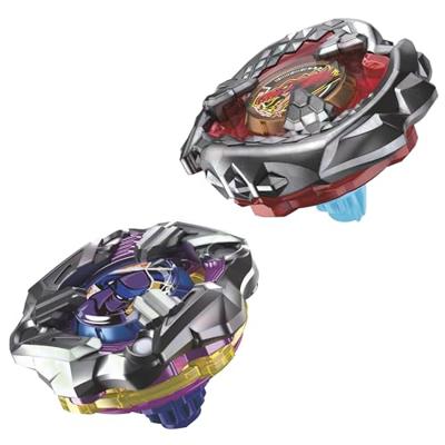 Beyblade X Dual Pack Beat Tyranno 4-70Q en Knife Shinobi 4-80HN, 2 authentieke Takara Tomy Right-Spin Competition Top