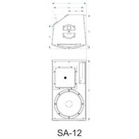 Synq SA-12 Actieve luidspreker 12 inch - thumbnail