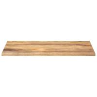 Tafelblad rechthoekig 110x70x3,8 cm massief mangohout - thumbnail