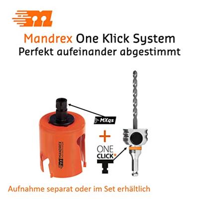 Gatzaag 86mm 60mm diep Mandrex SuperXcut TCT met Quick Adapter