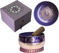 Chakra Klankschaal met Doos, Ringkussen en Klopper - Crown - thumbnail
