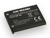 Ansmann A-Fuji NP 45 Camera-accu Vervangt originele accu NP-45 3.7 V 650 mAh - thumbnail