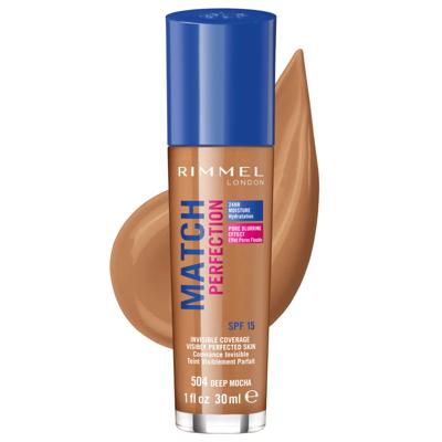 Rimmel Match Perfection Foundation Deep Mocha 504 - Neutral Rimmel Match Perfection Foundation Deep Mocha 504 - Neutral