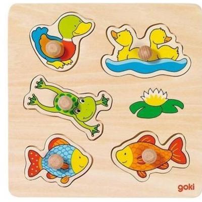 Goki 5 Delige Puzzel ONS Vijvertje