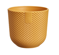 Jazz rond mini 7 cm amber geel bloempot elho - Elho - thumbnail